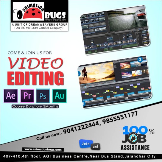 Best Video Editing Institute in Jalandhar